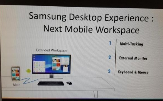 Galaxy S8 sẽ có tính năng Samsung Desktop Experience