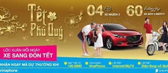 Xe sang như ý, đón Tết phú quý cùng VinaPhone
