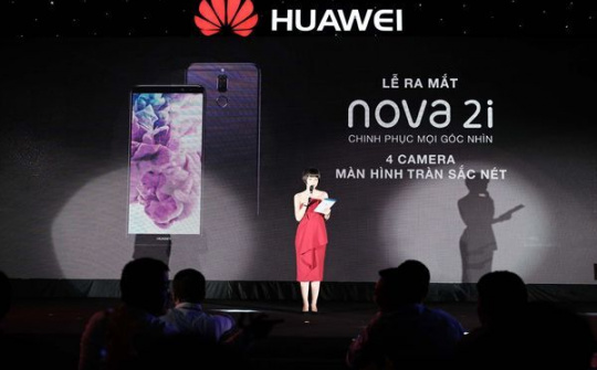 nova 2i - smartphone đầu tiên 4 camera đầu tiên của Huawei ra mắt