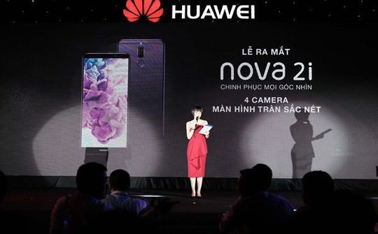 nova 2i - smartphone đầu tiên 4 camera đầu tiên của Huawei ra mắt