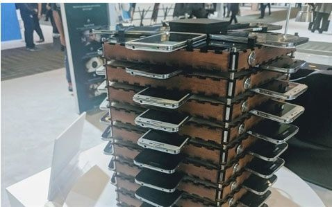 Samsung ra mắt dàn trâu cày bitcoin từ 40 chiếc Galaxy S5