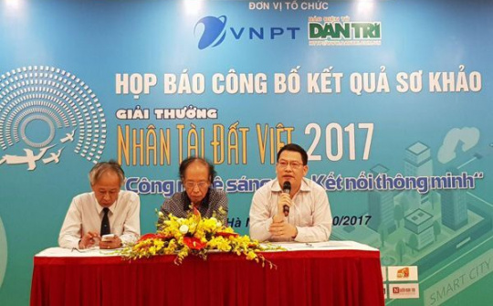 Nhân tài Đất Việt 2017 công bố 17 sản phẩm CNTT vào chung khảo