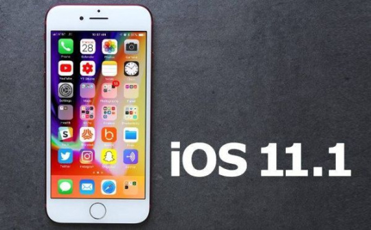 Apple phát hành iOS 11.1 cho iPhone, iPad và iPod touch