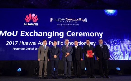 Huawei và CyberSecurity Malaysia ký kết ghi nhớ về hợp tác an ninh mạng
