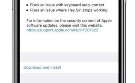 Apple vừa tung ra bản cập nhật iOS 11.1.1 để khắc phục lỗi nguyên âm