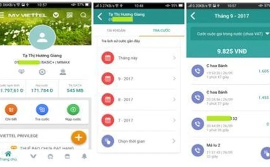 Không bị nhà mạng trừ tiền "oan" nhờ cài ứng dụng My Viettel