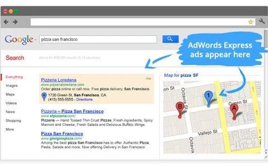 Giải pháp quảng cáo Google AdWords Express đã có mặt tại Việt Nam