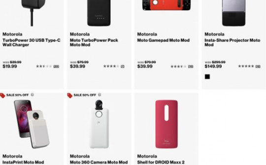 Một loạt phụ kiện Moto Mods được Verizon giá giảm 50% trong dịp Black Friday
