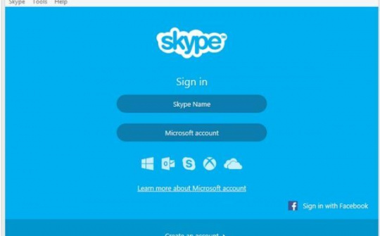 Microsoft bỏ tùy chọn đăng nhập Skype bằng Facebook vào năm 2018