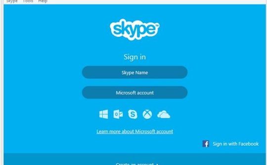 Microsoft bỏ tùy chọn đăng nhập Skype bằng Facebook vào năm 2018