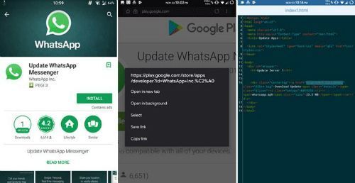 Hơn một triệu người bị lừa cài WhatsApp giả