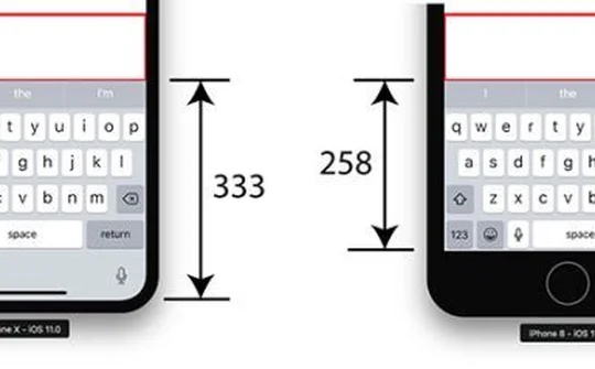Người dùng đã phàn nàn về khoảng trống bên dưới bàn phím iPhone X
