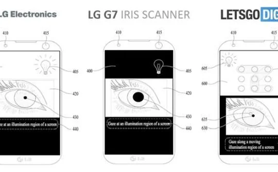 LG G7 được trang bị tính năng quét mống mắt Iris cao cấp