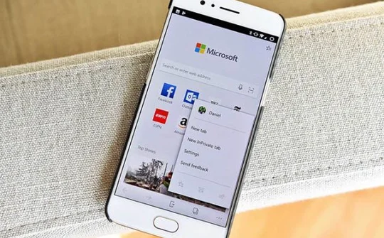 Microsoft Edge vượt mốc 1 triệu lượt tải về trên Android
