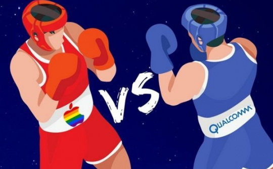 Cuộc chiến pháp lý giữa Qualcomm và Apple đang leo thang