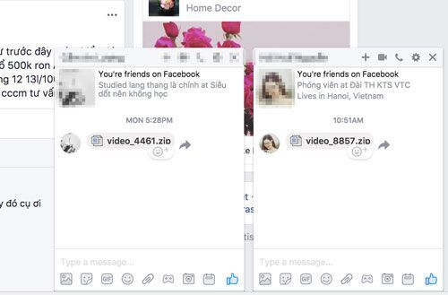 Mã độc giả mạo file video phát tán qua Facebook Messenger