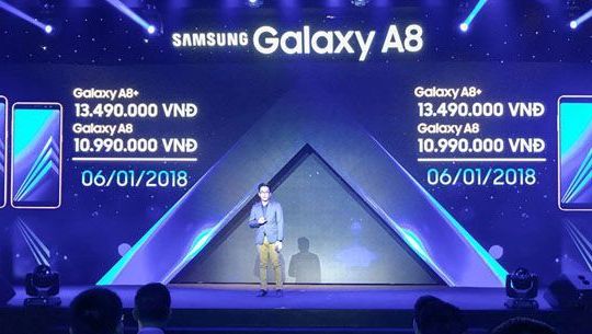 Bộ đôi Galaxy A8 và A8+ ra mắt thị trường Việt Nam, giá từ 11 triệu