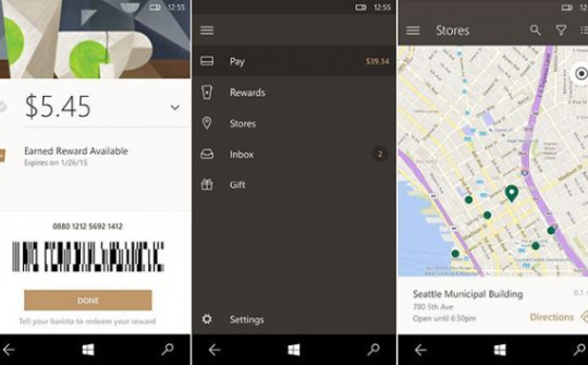 Starbucks cho Windows Mobile bị xóa khỏi Windows Store