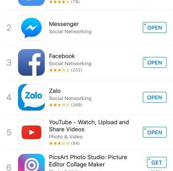 Laban key vươn lên vị trí số 1 trong top ứng dụng miễn phí trên iOS
