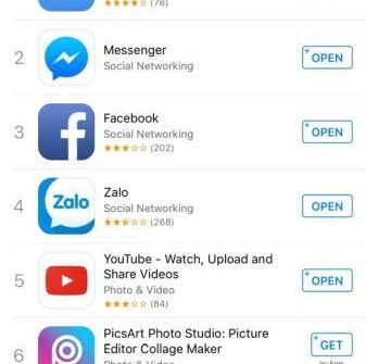 Laban key vươn lên vị trí số 1 trong top ứng dụng miễn phí trên iOS