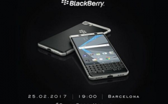BlackBerry Mercury dùng phím cứng mới sẽ ra mắt tại MWC 2017