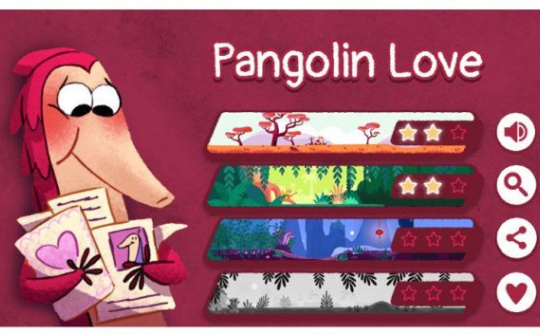 Google dành tặng mini game Valentine cho Tê tê