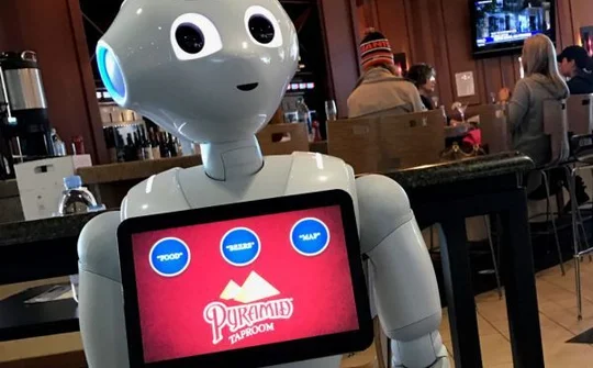 SoftBank bắt đầu đặt robot tại sân bay Mỹ