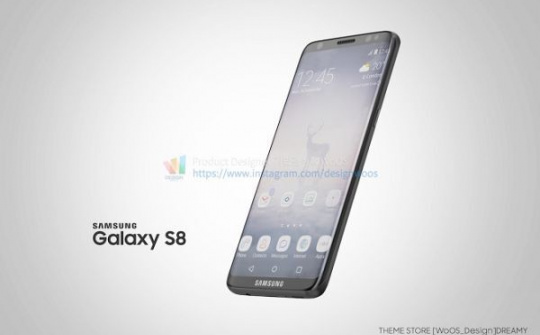 DesignWoOS tạo ra một bản dựng Galaxy S8 đẹp hoàn hảo