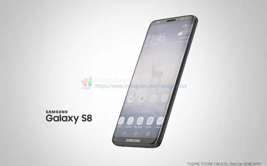 DesignWoOS tạo ra một bản dựng Galaxy S8 đẹp hoàn hảo