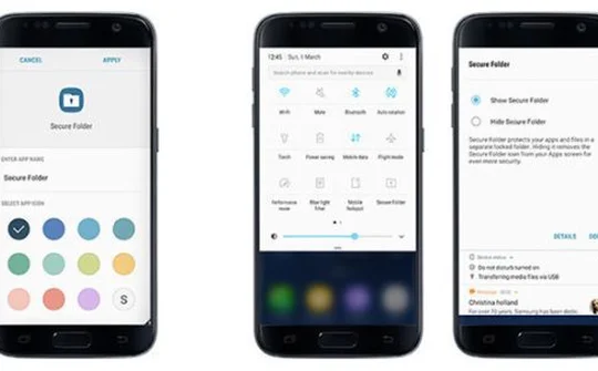 Bộ đôi Galaxy S7 và S7 edge có thêm tính năng Secure Folder (thư mục bảo mật)