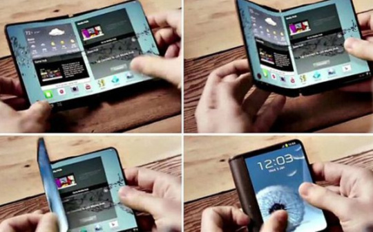 Smartphone màn hình gập sẽ được Samsung giới thiệu tại MWC 2017