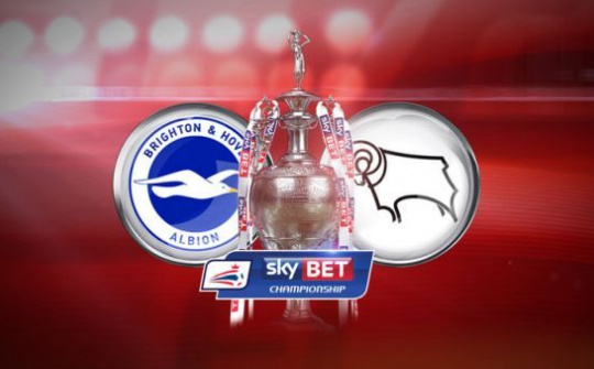 Link SopCast, Ace Stream xem trực tiếp Brighton vs Derby County (2h45 ngày 11/3)
