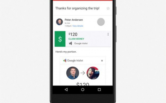 Google đã cập nhật tính năng cho phép gửi và nhận tiền qua Gmail