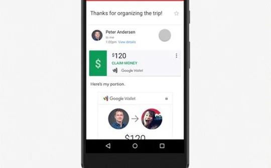 Google đã cập nhật tính năng cho phép gửi và nhận tiền qua Gmail