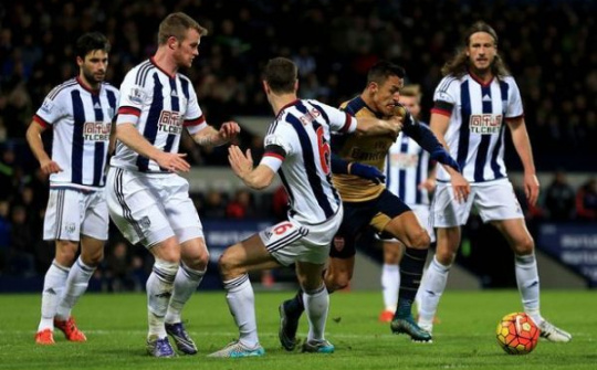 Link SopCast, Ace Stream xem trận West Brom vs Arsenal (19h30 ngày 18/3)