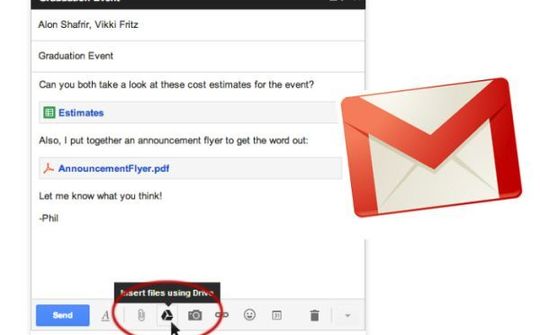 Gmail tăng dung lượng cho file đính kèm trong mail lên đến 50MB
