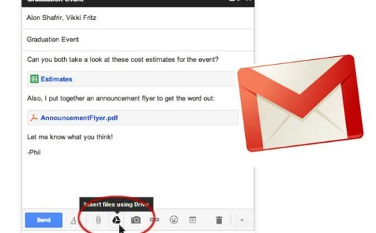 Gmail tăng dung lượng cho file đính kèm trong mail lên đến 50MB
