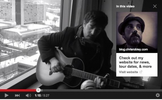 YouTube sẽ thay thế chú thích video (annotation) bằng End Screen và Card