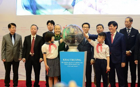 Khai trương Hệ thống quản lý thông tin tiêm chủng Quốc gia