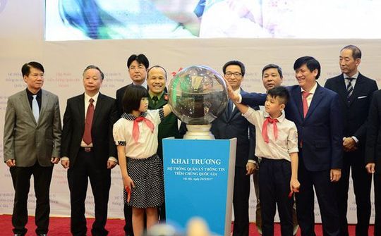 Khai trương Hệ thống quản lý thông tin tiêm chủng Quốc gia