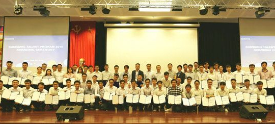 Samsung Talent Program 2017 dành 8,5 tỷ đồng cho 9 trường Đại học và Học viện phía Bắc