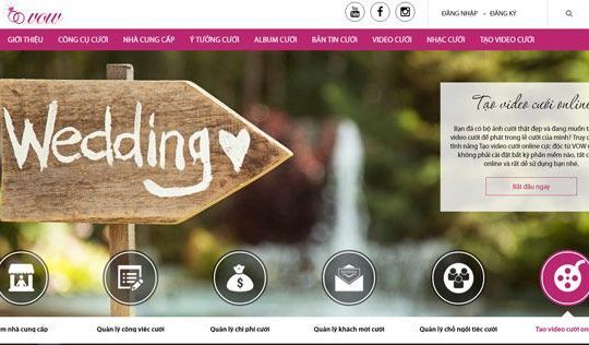 Cổng thông tin dịch vụ cưới hỏi VOW: Vui kết đôi, thôi lo lắng