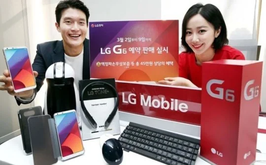 Đã có khoảng 40.000 chiếc smartphone LG G6 đã được đặt hàng