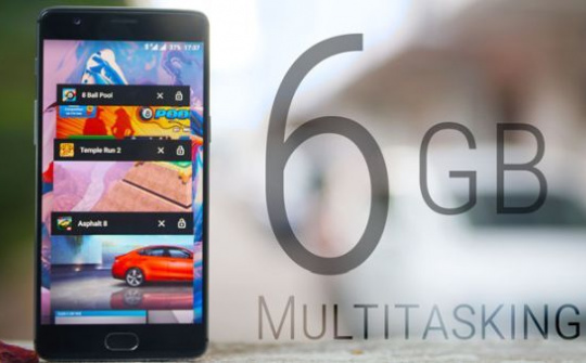 "Smartphone trang bị 6 và 8GB RAM là rất lãng phí"