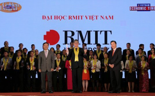 Đẩy mạnh ứng dụng kỹ thuật số vào đào tạo, RMIT nhận giải Rồng Vàng lần thứ 14