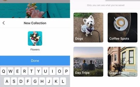 Instagram bổ sung tính năng cho phép dễ dàng nhóm các bức ảnh đã lưu vào bộ sưu tập riêng