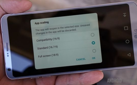 LG G6 sắp được bổ sung 300 ứng dụng tương thích với tỷ lệ hiển thị 18:9