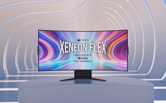 Corsair công bố màn hình OLED dẻo 45 inch