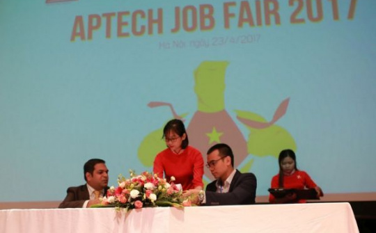 Aptech Job Fair 2017: Cánh cửa mở ra cơ hội cho học sinh sinh viên