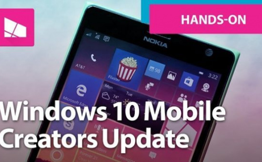 Microsoft chính thức phát hành bản cập nhật Windows 10 Mobile Creators Update